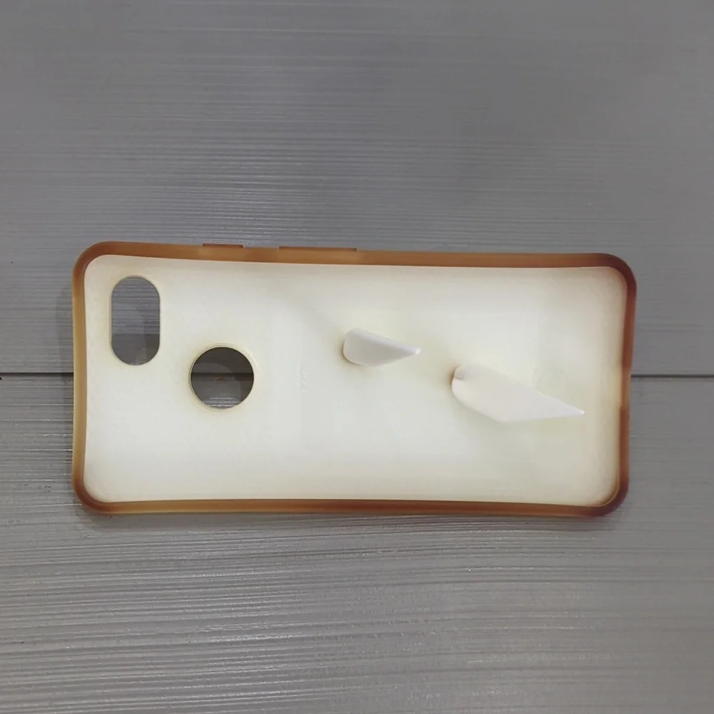 Loopy Google Pixel 3 White/Grey Marble Print Case